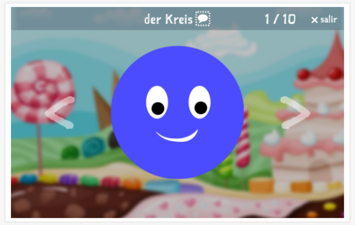 Presentación del tema Formas de la aplicación alemán para niños